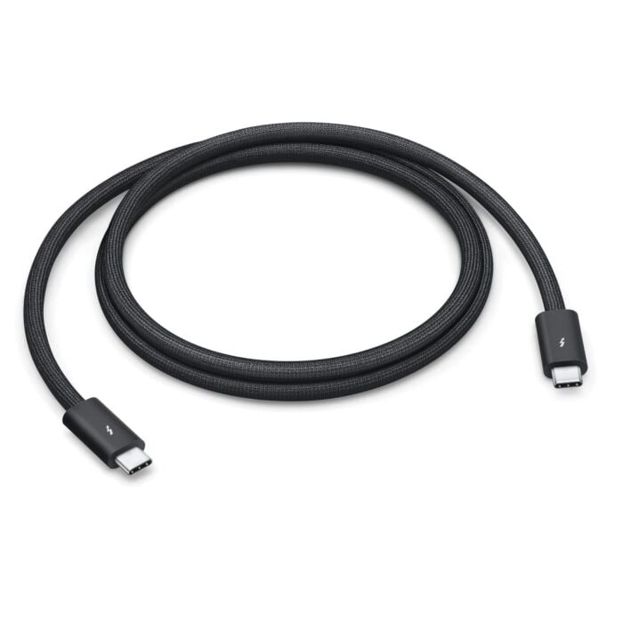 Apple Przewód profesjonalny Thunderbolt 5 Pro USB-C (1 m) - Czarny - Outlet - MDW94/R - zdjęcie 1 z 3