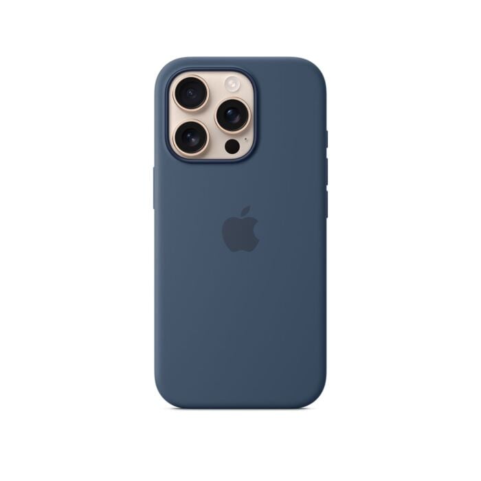 Apple Silikonowe etui do iPhone 16 Pro z MagSafe - Denim - Outlet - MYYK3/R - zdjęcie 1 z 3
