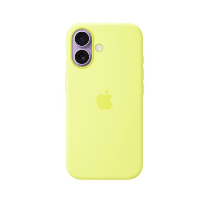 Apple Silikonowe Etui do iPhone 17 z MagSafe - Neonowy żółty - Outlet - MGEV4/R - zdjęcie 1 z 3