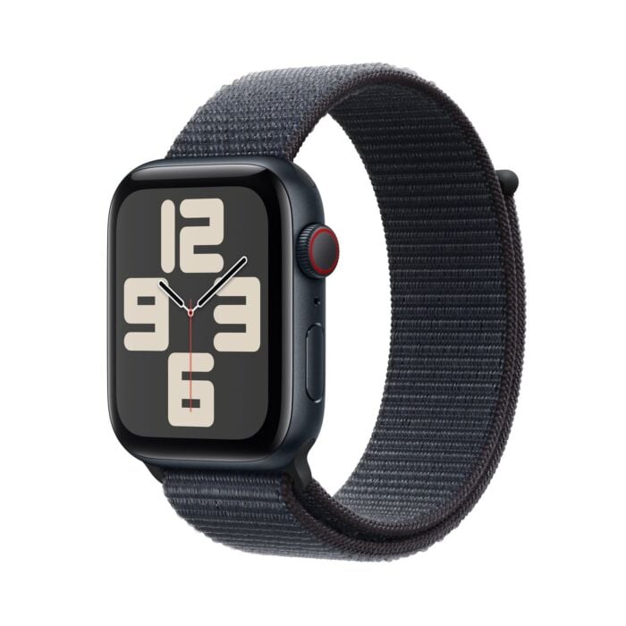 Apple Watch SE GPS + Cellular Koperta 44mm z Aluminium w kolorze Północy z Opaską sportową w kolorze Atramentowym – Outlet - MXGN3ET/A/W309 - zdjęcie 1 z 7