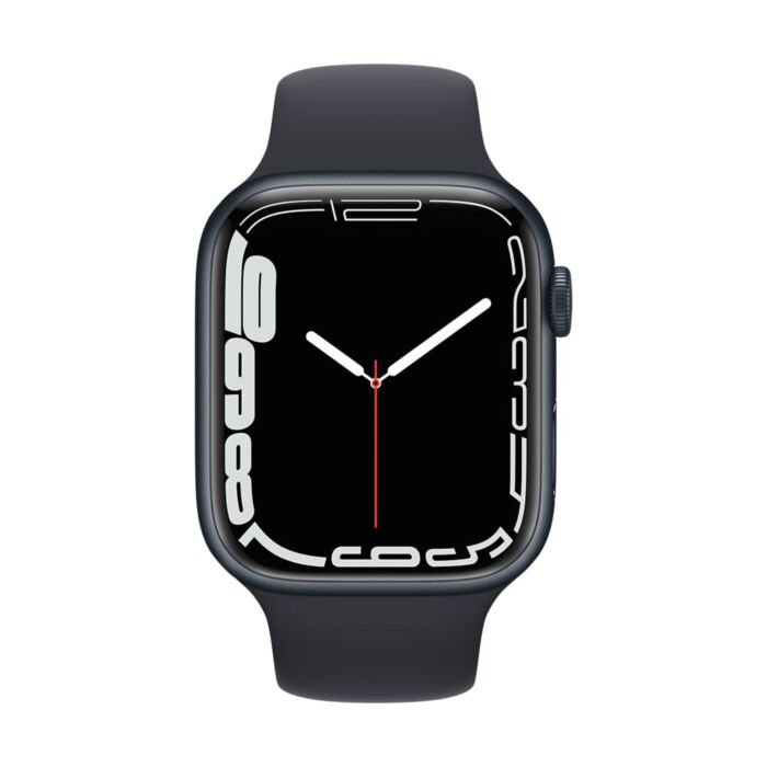 Apple Watch Series 7 45mm GPS Koperta z aluminium w kolorze północy z paskiem sportowym w kolorze północy - Outlet - MKN53WB/A/W167 - zdjęcie 1 z 2