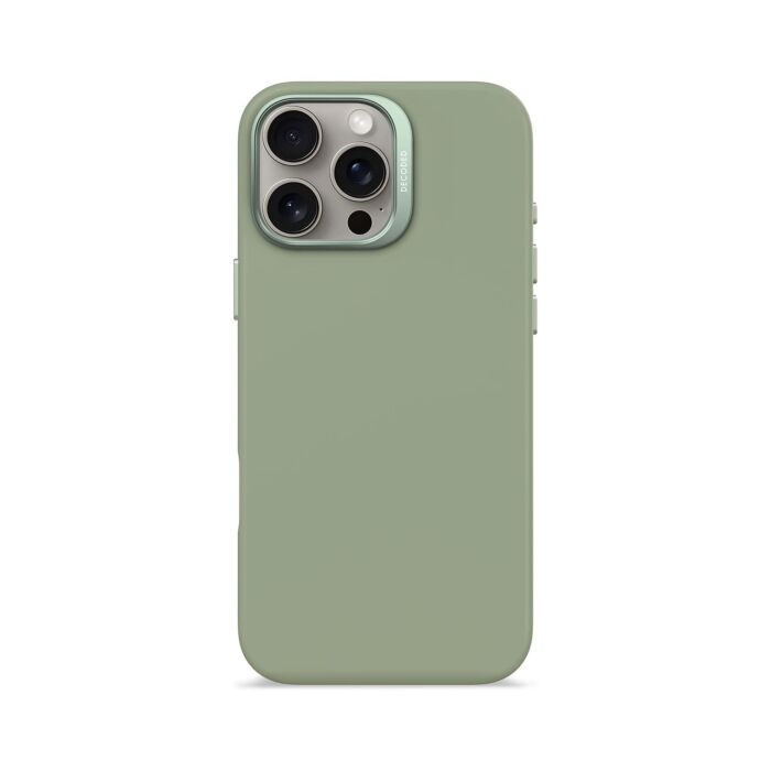 Decoded AntiMicrobial Silicone Backcover Etui silikonowe do iPhone 16 Pro kompatybilne z MagSafe - Jadeitowa zieleń - DECOD25IPO16PBCS9JN - zdjęcie 1 z 4