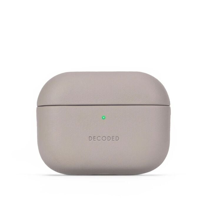 Decoded Leather Case Skórzane etui ochronne do AirPods Pro 3 - Beżowy - DECOD26APP3C2CY - zdjęcie 1 z 5