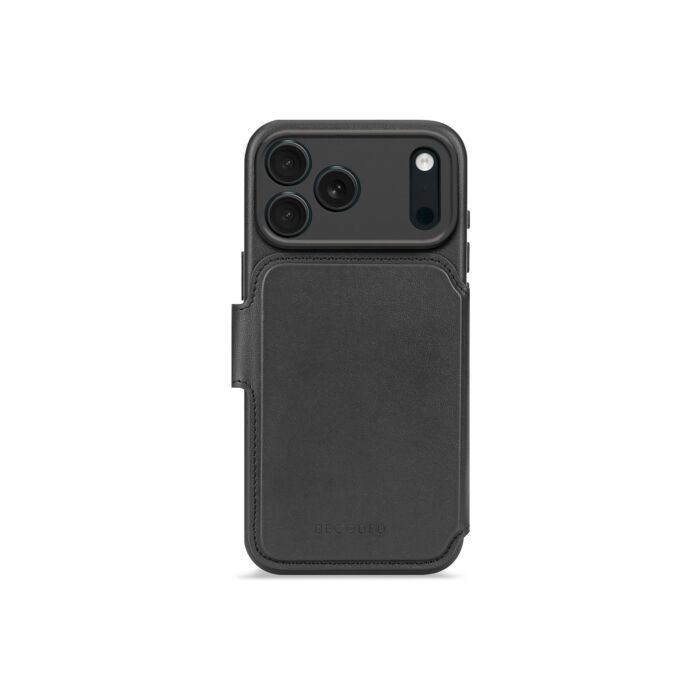 Decoded Leather Detachable Wallet Skórzana obudowa ochronna do iPhone 17 Pro Max kompatybilna z MagSafe - Czarna - DECOD26IPO17PMDW5BK - zdjęcie 1 z 6