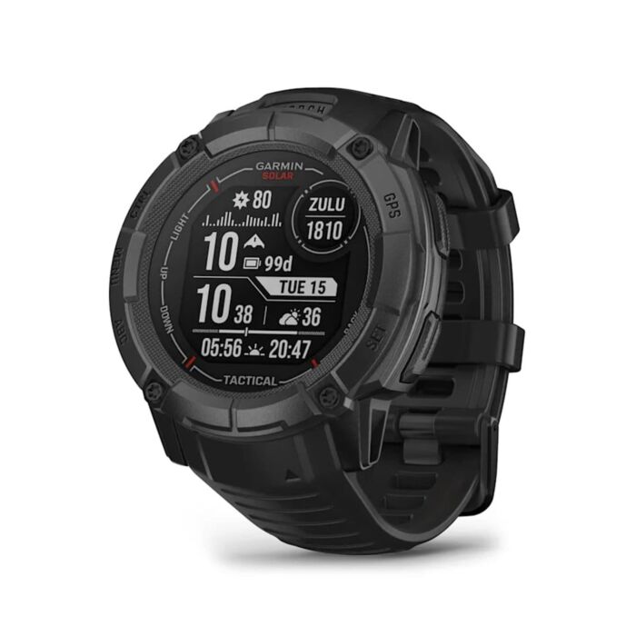 Garmin Instinct 2X Solar Tactical Edition Smartwatch z kopertą 50 mm w kolorze czarnym - 010-02805-03 - zdjęcie 1 z 13