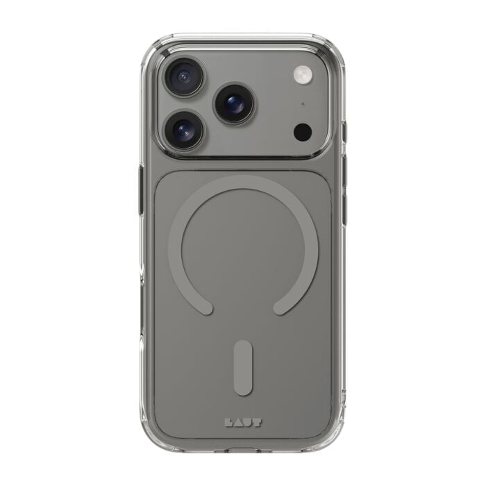 Laut Crystal Fluro Etui do iPhone 17 Pro kompatybilne z MagSafe - Szare - LAUTLIP25BCFGY - zdjęcie 1 z 6