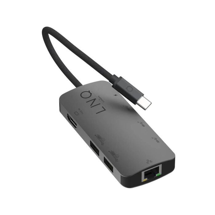 LINQ - Hub 8in1 8K Pro USB-C Multiport - Space Gray - LQ48022 - zdjęcie 1 z 6