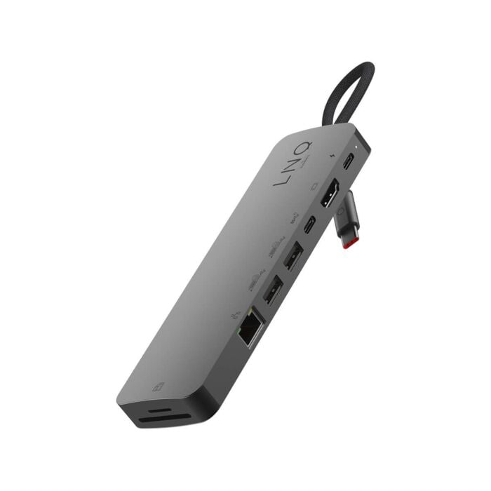 LINQ - Hub 9in1 SSD Pro USB-C Multiport - Space Gray - LQ48020 - zdjęcie 1 z 6