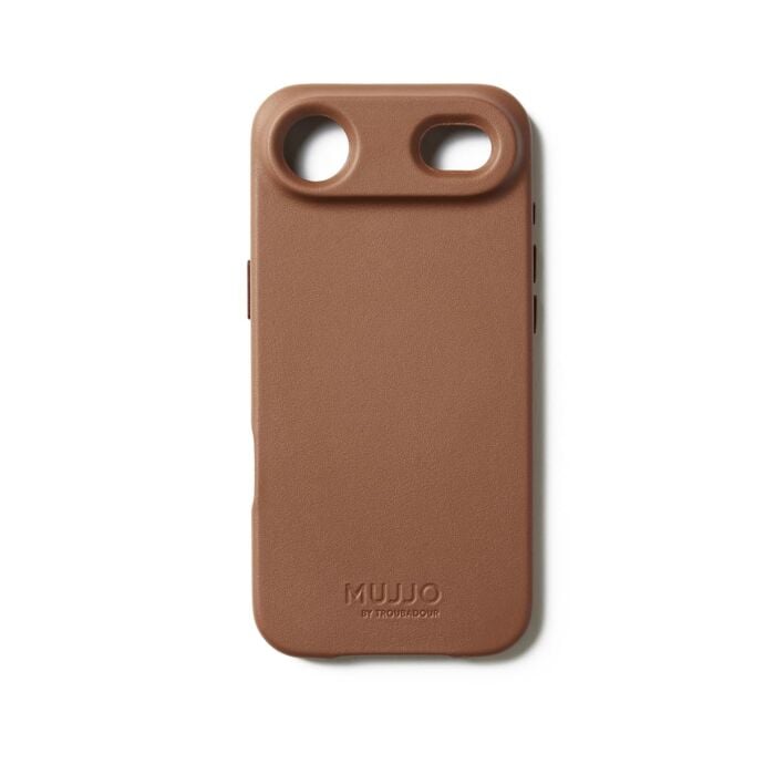 Mujjo Leather Case Etui skórzane do iPhone Air kompatybilne z MagSafe - Brązowe - MUJJOCL065TN - zdjęcie 1 z 7