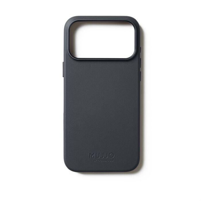 Mujjo Leather Case Etui skórzane do iPhone 17 Pro Max/iPhone 18 Pro Max kompatybilne z MagSafe - Bazaltowe - MUJJOCL063BS - zdjęcie 1 z 7