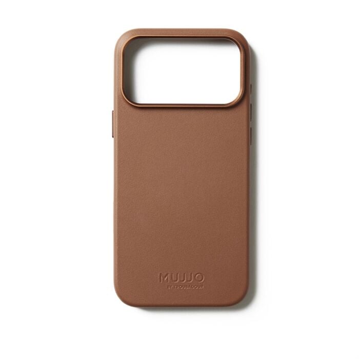 Mujjo Leather Case Etui skórzane do iPhone 17 Pro Max kompatybilne z MagSafe - Brązowe - MUJJOCL063TN - zdjęcie 1 z 7