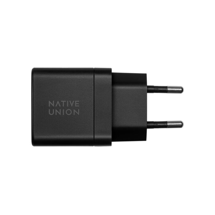 Native Union Fast GaN Ładowarka sieciowa 35W PD 2xUSB-C - Czarna – Outlet - NUFASTPD35BLKEU/X531 - zdjęcie 1 z 10