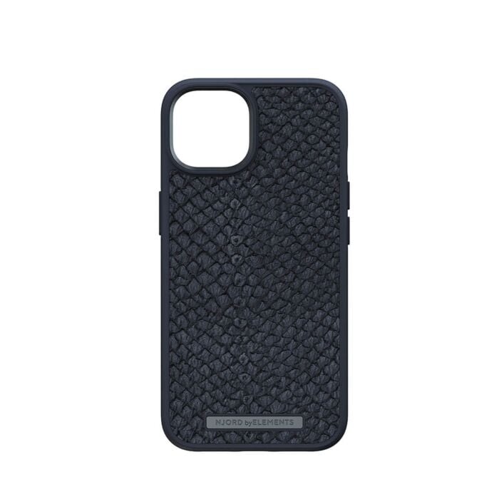 Njord byELEMENTS Etui z MagSafe do iPhone 14 Salm.Leather - Czarne – Outlet - NA41SL00/X634 - zdjęcie 1 z 4