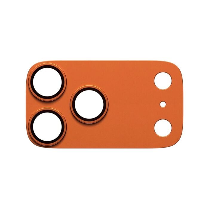 PanzerGlass Fender Camera Protector Szkło hartowane na obiektyw do iPhone 17 Pro Max - Pomarańczowe - PAN001408 - zdjęcie 1 z 4