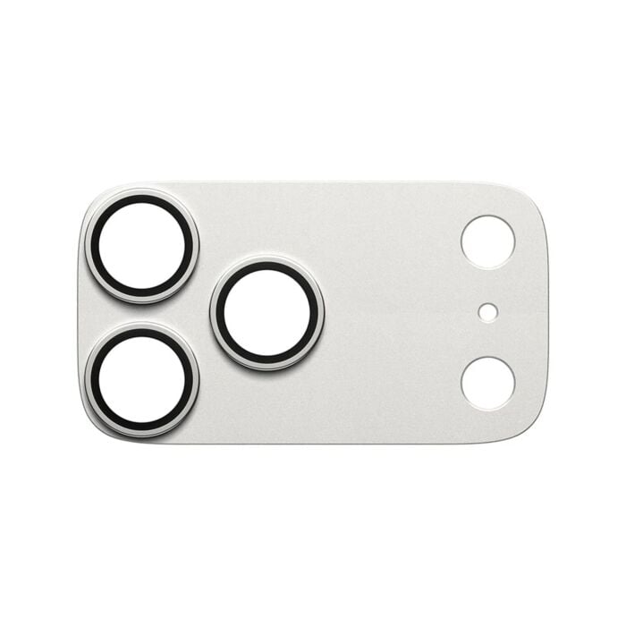 PanzerGlass Fender Camera Protector Szkło hartowane na obiektyw do iPhone 17 Pro Max - Srebrne - PAN001407 - zdjęcie 1 z 4