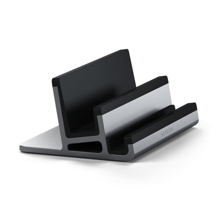 Satechi Dual Vertical Aluminowa podstawka na laptopa oraz iPada - Gwiezdna szarość - ST-ADVSM - zdjęcie 1 z 7