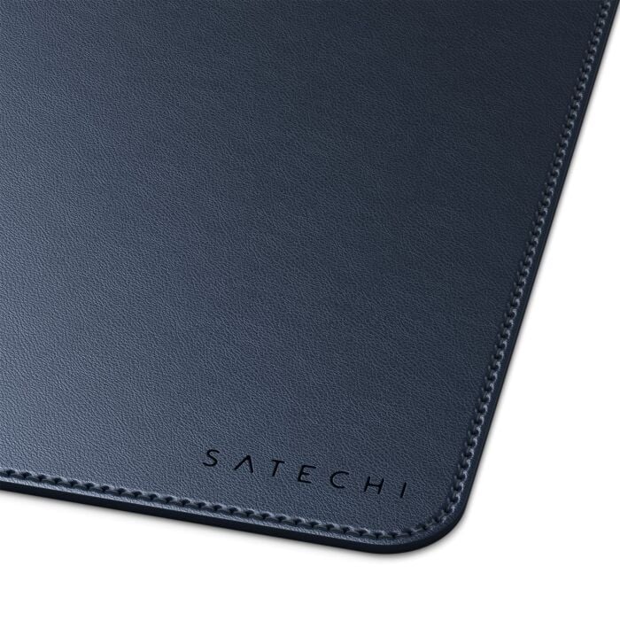 Satechi Premium Desk Mat Podkładka na biurko ze skóry wegańskiej - Niebieska - ST-LPDMB - zdjęcie 1 z 4