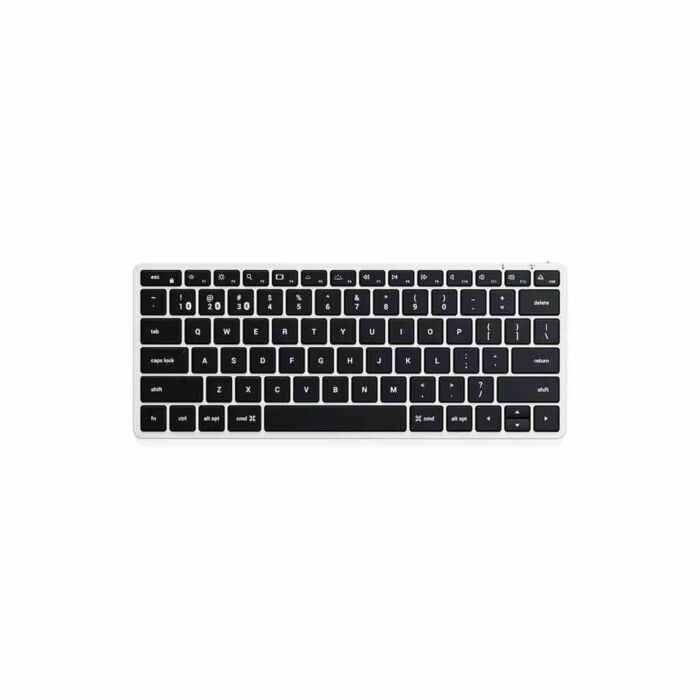 Satechi Slim X1 Klawiatura Bluetooth do trzech urządzeń USB-C - Srebrna - ST-BTSX1S - zdjęcie 1 z 6