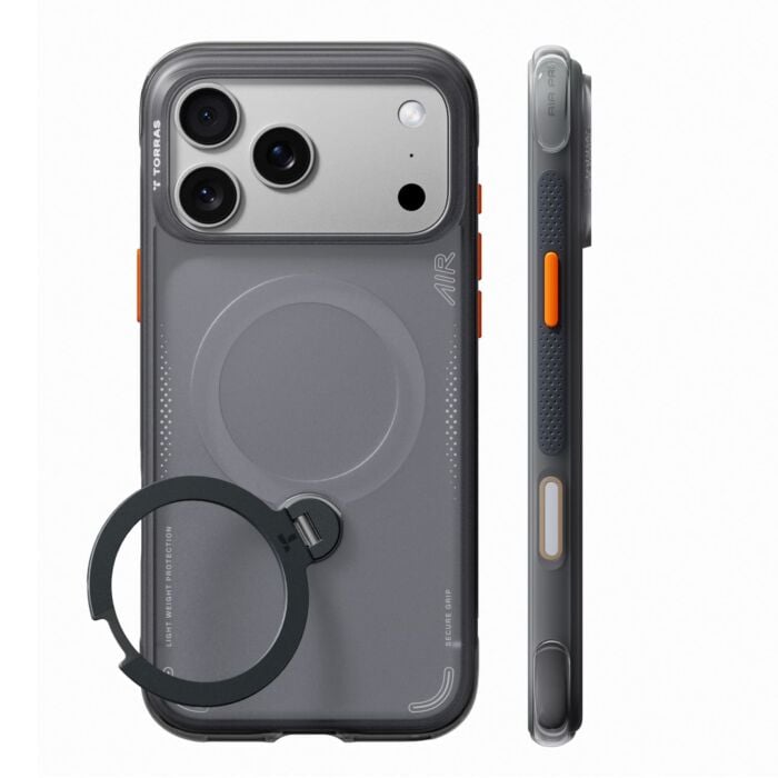 TORRAS Ostand Q3 Air Etui do iPhone 18 Pro Max / 17 Pro Max kompatybilne z MagSafe - Czarne - TORX00RP102R18036 - zdjęcie 1 z 8