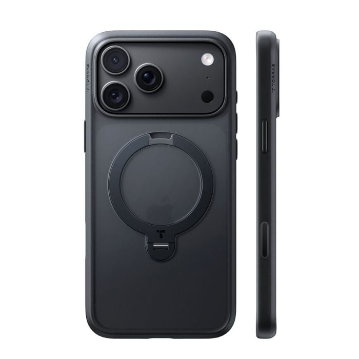 TORRAS Ostand Q3 Spin Etui do iPhone 18 Pro Max / 17 Pro Max kompatybilne z MagSafe - Czarne - TORX00RP14718028 - zdjęcie 1 z 6