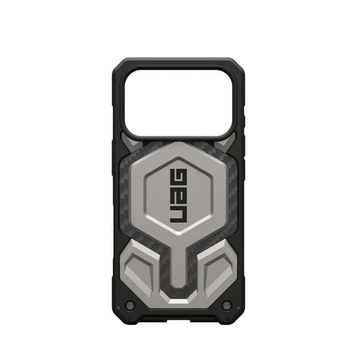 UAG Monarch Pro Etui do iPhone 17 Pro kompatybilne z MagSafe - Srebrne (titanium) - UAG114513113636 - zdjęcie 1 z 1