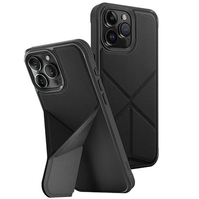 UNIQ Transforma Etui do iPhone 15 Pro Max kompatybilne z MagSafe - Czarne - Uni001013 - zdjęcie 1 z 2