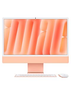 Apple iMac 24" 4,5K Retina M4 10-core CPU + 10-core GPU / 16GB / 256GB / Gigabit Ethernet / Pomarańczowy (Orange)