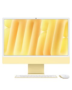 Apple iMac 24" 4,5K Retina M4 10-core CPU + 10-core GPU / 16GB / 512GB / Gigabit Ethernet / Żółty (Yellow)