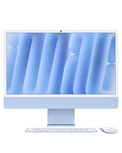 Apple iMac 24" 4,5K Retina M4 10-core CPU + 10-core GPU / 24GB / 512GB / Gigabit Ethernet / Niebieski (Blue)
