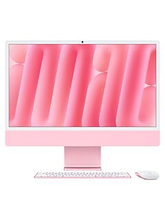 Apple iMac 24" 4,5K Retina M4 10-core CPU + 10-core GPU / 24GB / 512GB / Gigabit Ethernet / Różowy (Pink)