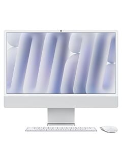 Apple iMac 24 4,5K Retina M4 10-core CPU + 10-core GPU / 32GB / 1TB / Gigabit Ethernet / Klawiatura z Touch ID i polem numerycznym / Srebrny (Silver) - Outlet