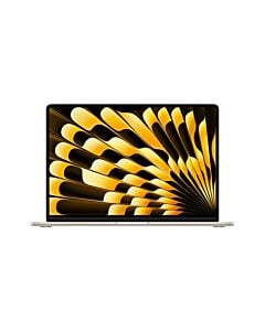 Apple MacBook Air 15" M4 10-core CPU + 10-core GPU / 16GB RAM / 512GB SSD / Klawiatura US / Zasilacz 70 W / Księżycowa poświata (Starlight)