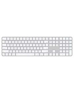 Apple Magic Keyboard Klawiatura z Touch ID i polem numerycznym w kolorze białym (USB-C) – Angielski USA