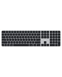 Apple Magic Keyboard Klawiatura z Touch ID i polem numerycznym w kolorze czarnym (USB-C) – Angielski USA