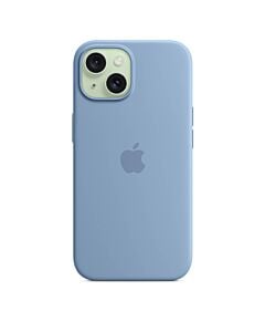 Apple Silikonowe etui do iPhone 15 Plus z MagSafe – Zimowy błękit - OUTLET