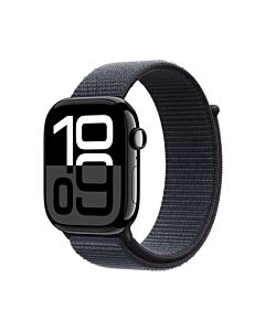 Apple Watch Series 10 GPS + Cellular Koperta 46mm z Aluminium w kolorze Onyksu z Opaską sportową w kolorze Atramentowym