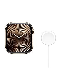Apple Watch Series 10 GPS + Cellular Koperta 42mm z Tytanu w kolorze Złotym - bez paska - Outlet