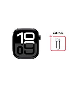 Apple Watch Series 10 GPS Koperta 46mm z Aluminium w kolorze Onyksu + Satechi Ładowarka Magnetyczna – Outlet