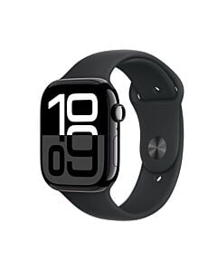 Apple Watch Series 10 GPS Koperta 46mm z Aluminium w kolorze Onyksu z Paskiem sportowym w kolorze Czarnym - S/M - Demo – Outlet