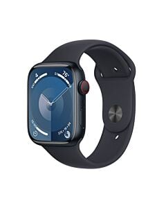 Apple Watch Series 9 GPS + Cellular Koperta 45mm z Aluminium w kolorze Północy z Paskiem sportowym w kolorze Północy - rozmiar S/M - Outlet
