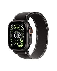 Apple Watch Ultra 3 GPS + Cellular Koperta 49mm z Tytanu w kolorze Czarnym z Opaską Trail w kolorze czarnym/węgla drzewnego - M/L – Outlet