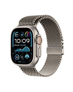 Apple Watch Ultra 2 GPS + Cellular Koperta 49mm z Tytanu w kolorze Naturalnym z Bransoletą mediolańską z Tytanu w kolorze Naturalnym - S