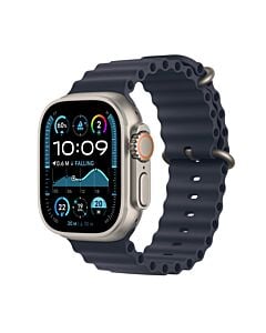 Apple Watch Ultra 2 GPS + Cellular Koperta 49mm z Tytanu w kolorze Naturalnym z Paskiem Ocean w kolorze granatu
