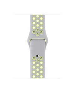 Apple Pasek sportowy Nike  w kolorze srebrnym/zielonym do koperty 38mm / 40mm / 41mm / 42mm - rozmiar S/M/L