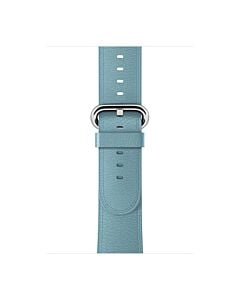 Apple Skórzany pasek z klamrą klasyczną w kolorze modrej zieleni do koperty 38mm / 40mm / 41mm / 42mm - rozmiar S/M