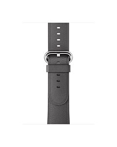 Apple Skórzany pasek z klamrą klasyczną w kolorze burzowego błękitu do koperty 38mm / 40mm / 41mm / 42mm - rozmiar S/M