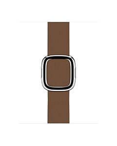 Apple Pasek z klamrą nowoczesną w kolorze brązu do koperty 38mm / 40mm / 41mm / 42mm - rozmiar S