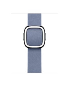 Apple Pasek z klamrą nowoczesną w kolorze lawendowego błękitu do koperty 38mm / 40mm / 41mm / 42mm - rozmiar S