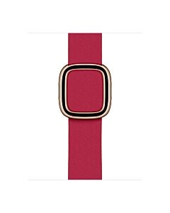 Apple Pasek z klamrą nowoczesną w kolorze maliny do koperty 38mm / 40mm / 41mm / 42mm - rozmiar S