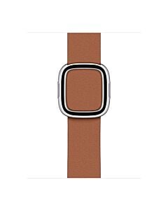 Apple Pasek z klamrą nowoczesną w kolorze naturalnego brązu do koperty 38mm / 40mm / 41mm / 42mm - rozmiar S